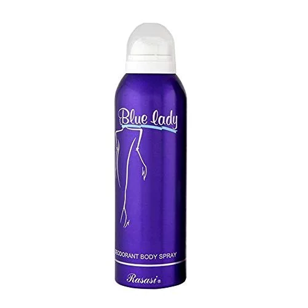 Rasasi Blue Lady Deodorant For Women Perfume Body Spray For Women 200ml